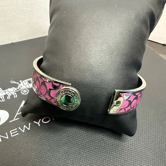 Coach Pink and silver Patterned Bracelet - Picture 3 of 5